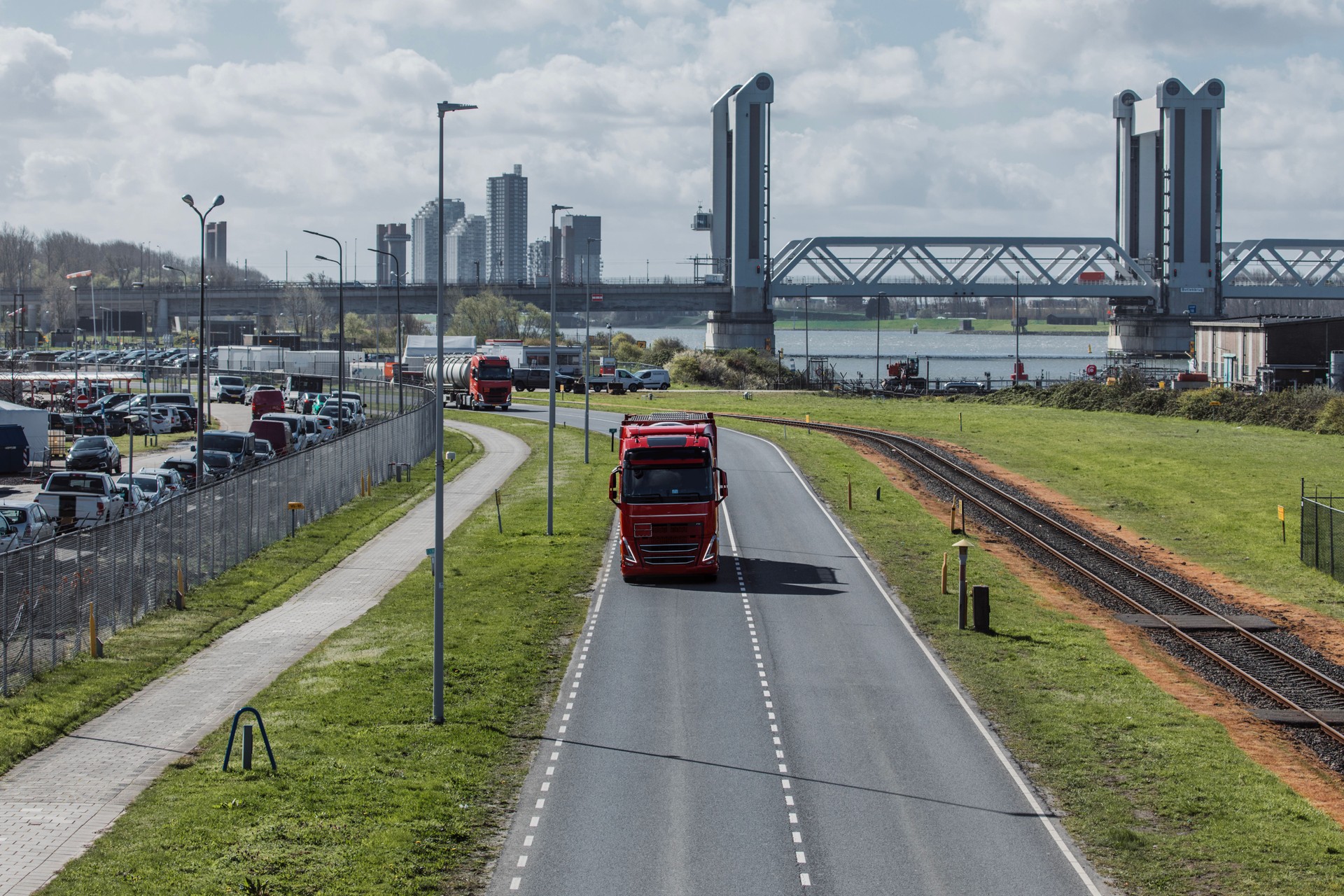 Supply chain Trucks on dutch motorways